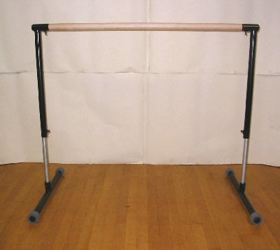 SALE...PORTABLE 4' MAPLE WOOD BALLET BARRE  MADE IN USA